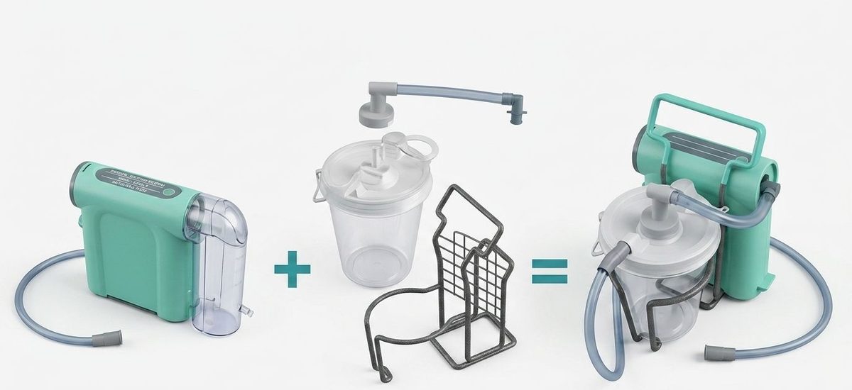 Portable suction device